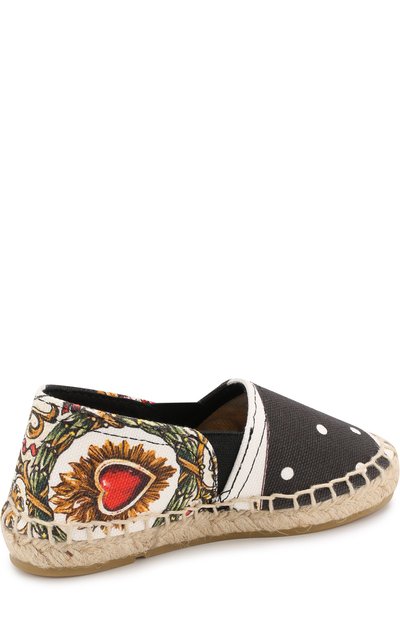Текстильные эспадрильи с принтом DOLCE & GABBANA, арт. D00106/A4352/24-28, фото 3