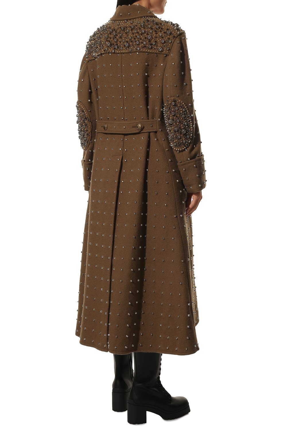 Шерстяное пальто MIU MIU, арт. MS1860-1ZQT-F0046, фото 4