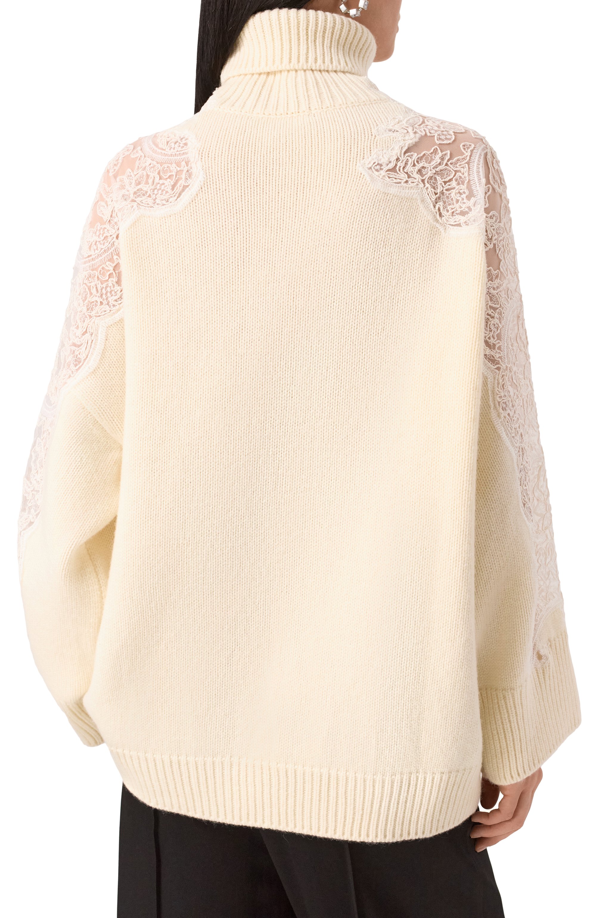 Свитер из шерсти и кашемира ELIE SAAB, арт. T0101, фото 4