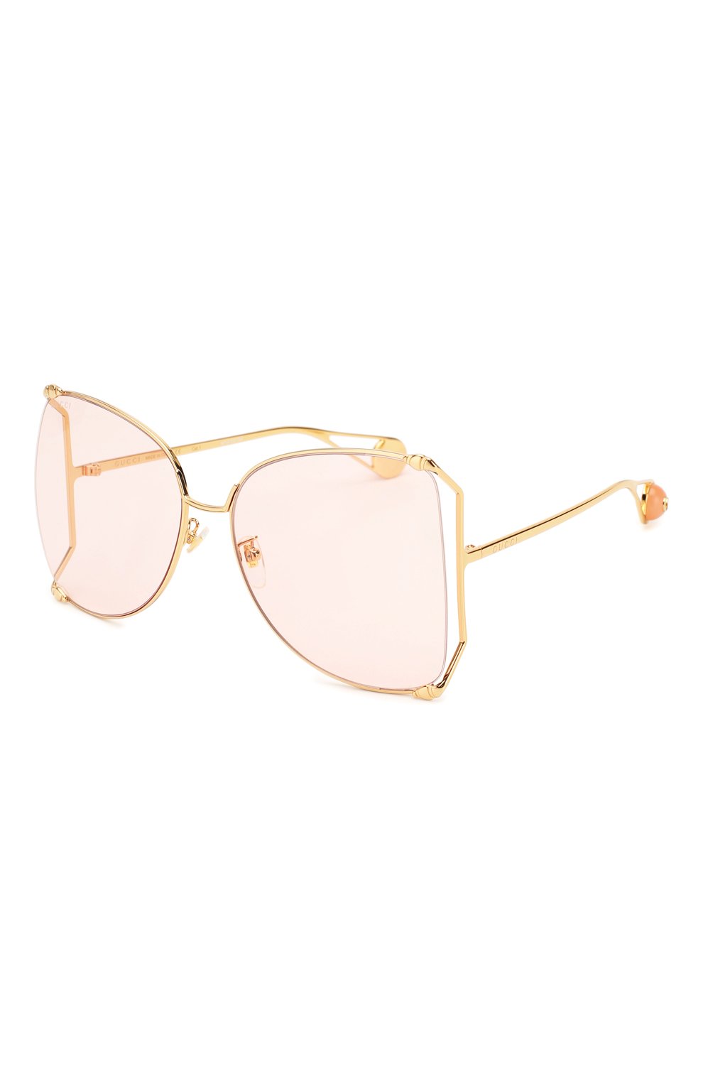 Солнцезащитные очки GUCCI розового цвета по цене 38200 руб., арт. GG0252 014, фото 1 Солнцезащитные очки GUCCI, арт. GG0252 014, фото 1