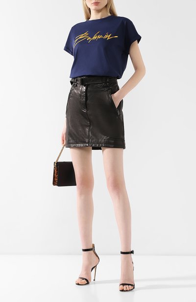 Хлопковая футболка BALMAIN, арт. RF21100/M065, фото 2