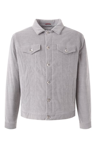 Мужская вельветовая куртка-рубашка BRUNELLO CUCINELLI, арт. MQ4356880
