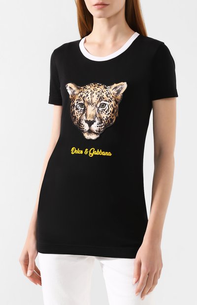 Хлопковая футболка DOLCE & GABBANA, арт. F8H32Z/G7TAX, фото 3