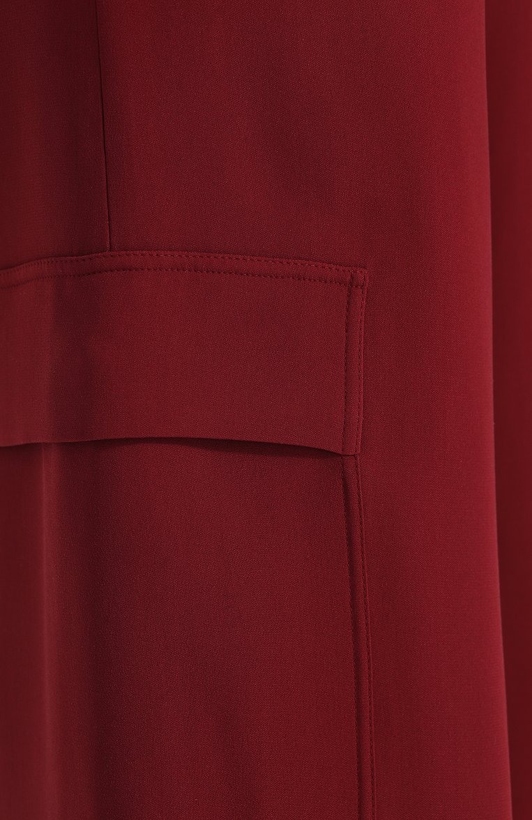 Однотонные шелковые брюки с накладными карманами LORO PIANA, арт. FAI1768, фото 5