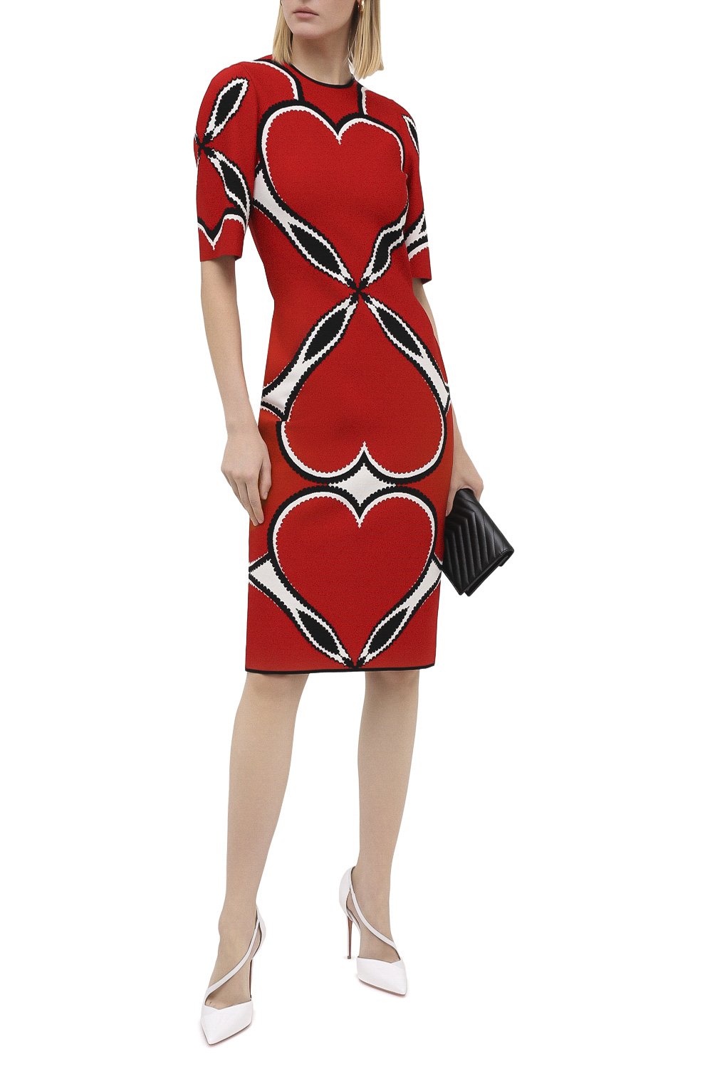 Кожаные туфли round and square 100 CHRISTIAN LOUBOUTIN, арт. round and square 100 patent/kid, фото 2