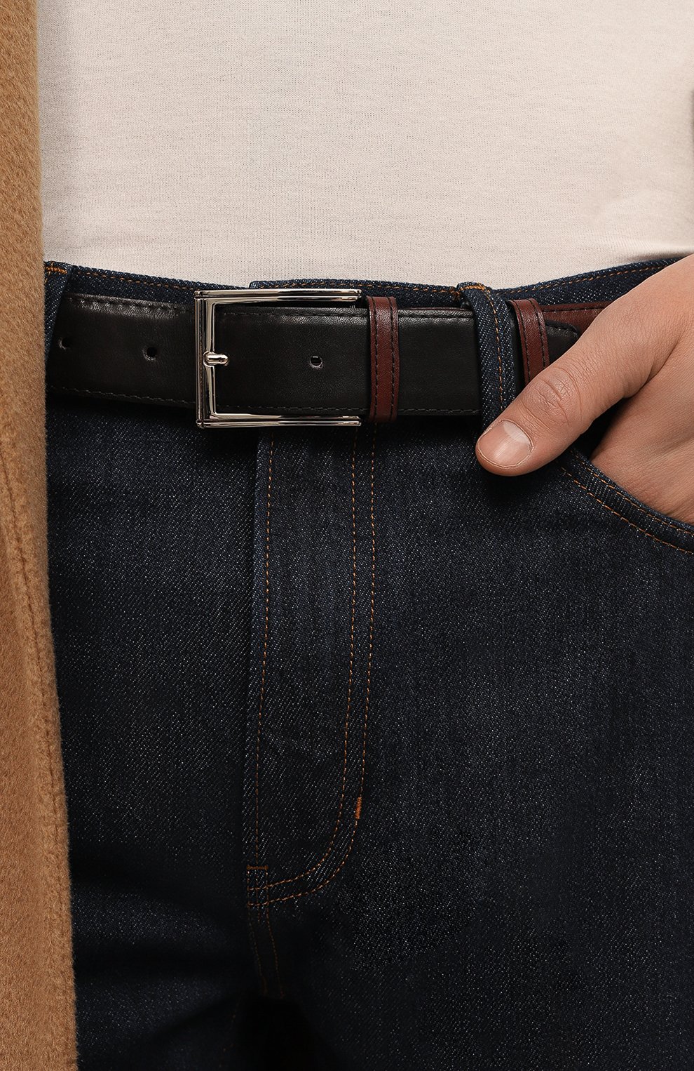 Кожаный ремень ARTIOLI, арт. 1205/35/BUFFERED CALF, фото 2