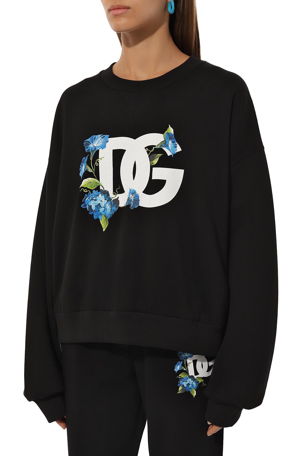 Хлопковый свитшот DOLCE & GABBANA, арт. F9L05T/GDCDH, фото 3