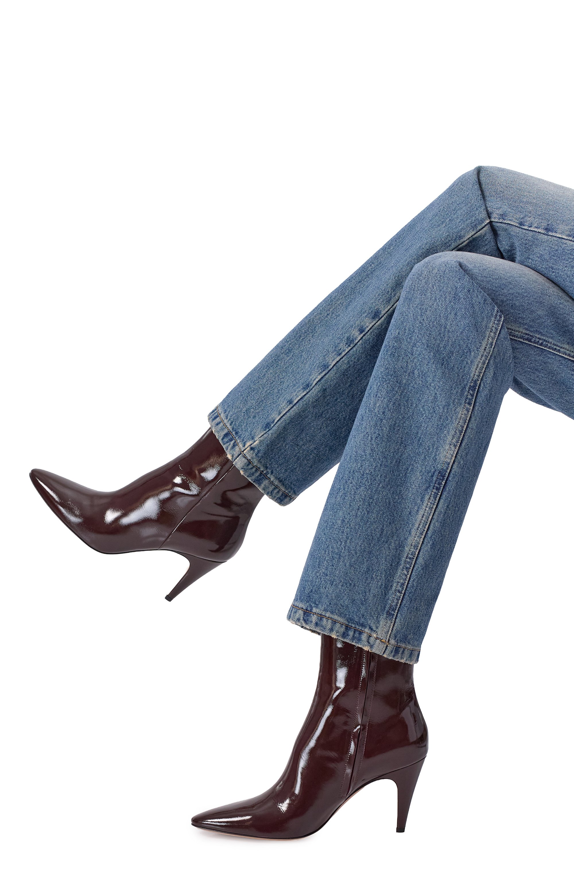 Лакированные ботильоны amelia 85 GIANVITO ROSSI, арт. G72945.85RIC.NUISAND_NUIB0UR, фото 2