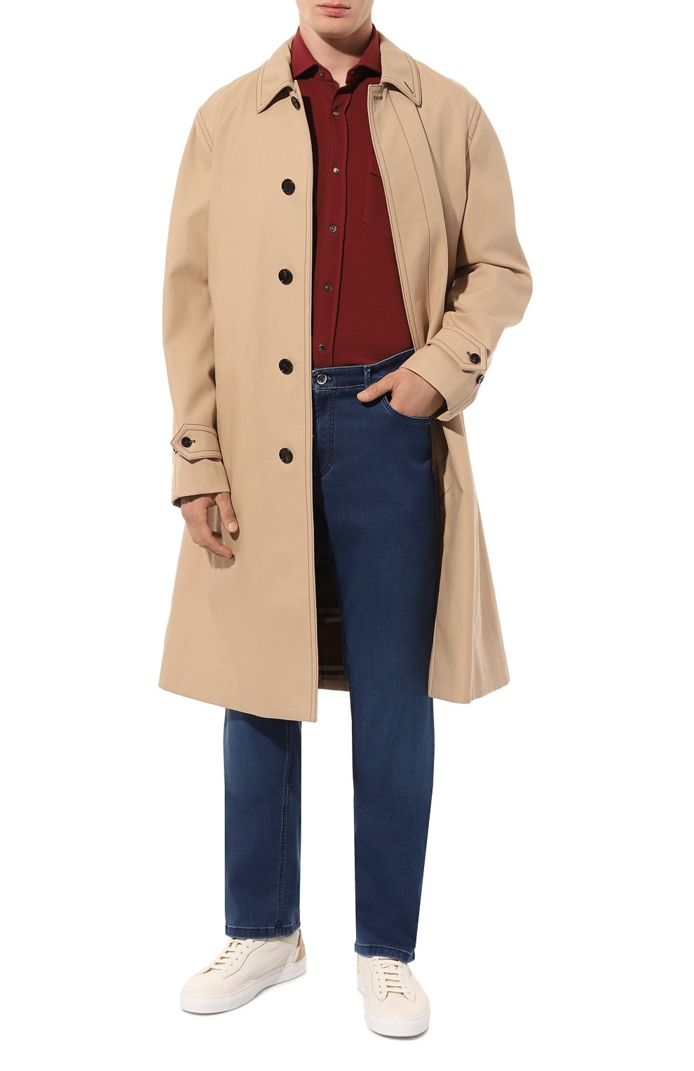 Хлопковая рубашка BRUNELLO CUCINELLI, арт. M0T636666, фото 2