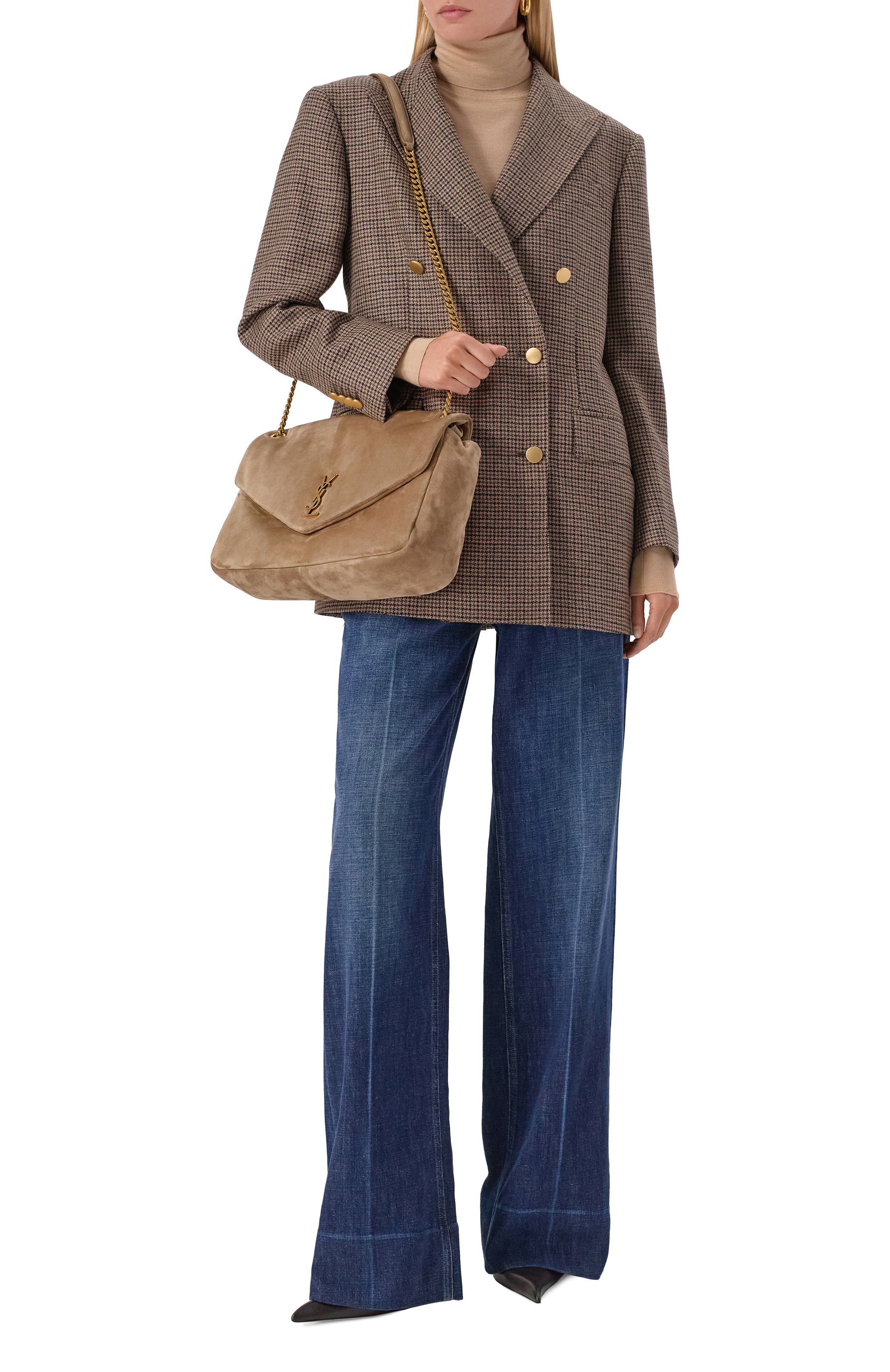 Сумка calypso large SAINT LAURENT, арт. 777399/1U80W, фото 7