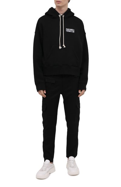 Хлопковое худи PALM ANGELS, арт. PMBB058S21FLE0011044, фото 2