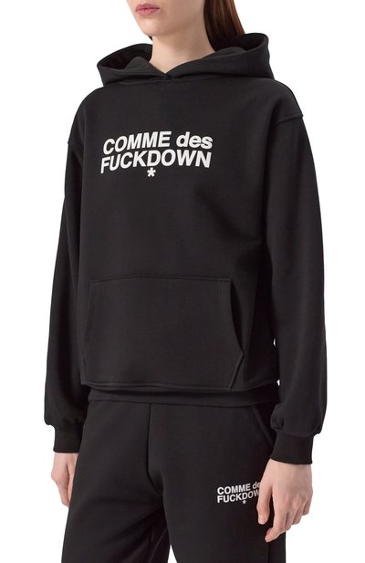 Хлопковое худи COMME DES FUCKDOWN, арт. CFABW01355, фото 3