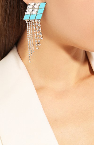 Серьги ANTON HEUNIS бирюзового цвета по цене 25500 руб., арт. HRQ3.26, фото 2 Серьги ANTON HEUNIS, арт. HRQ3.26, фото 2