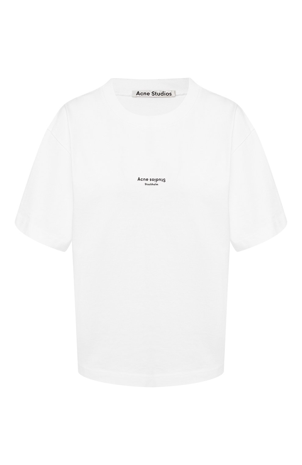 Хлоп ковая футболка ACNE STUDIOS, арт. AL0135/W, фото 1