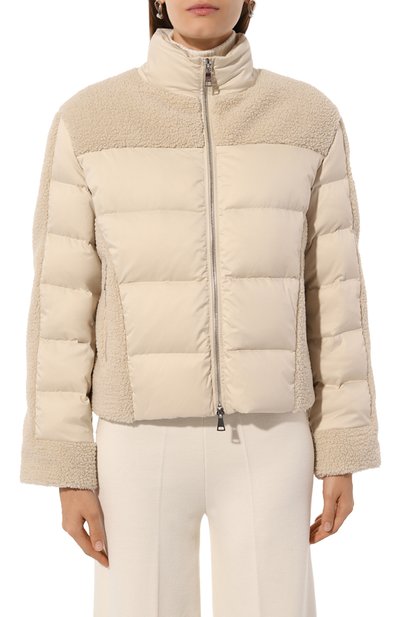 Пуховик ADD кремового цвета по цене 59950 руб., арт. 10AWC35, фото 3 Пуховик ADD, арт. 10AWC35, фото 3