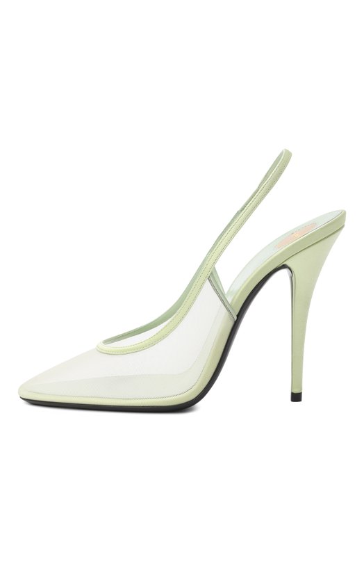 Текстильные туфли Anita 110 Saint Laurent 859082/2WJAI Зелёный  859082/2WJAI Фото 4