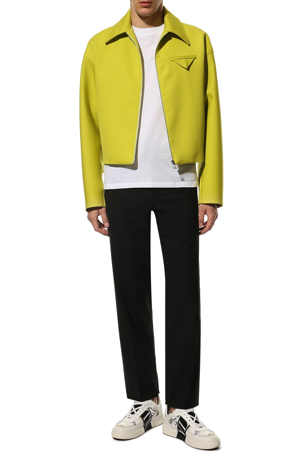 Кожаные кеды vl7n VALENTINO белого цвета по цене 67800 руб., арт. TY2S0C58/WRQ, фото 2 Кожаные кеды vl7n VALENTINO, арт. TY2S0C58/WRQ, фото 2