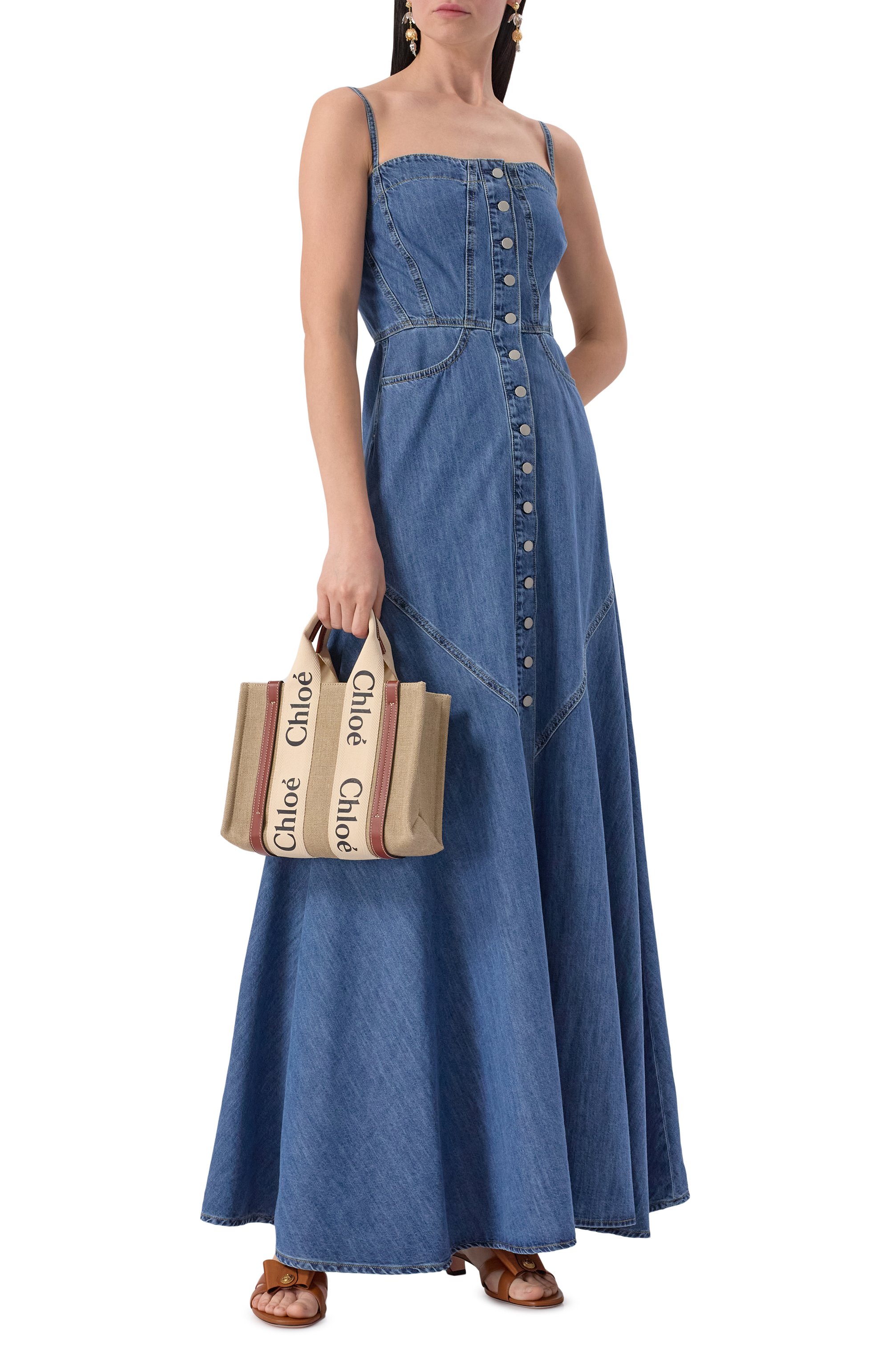 Сумка woody CHLOÉ, арт. CHC22AS397I26, фото 7