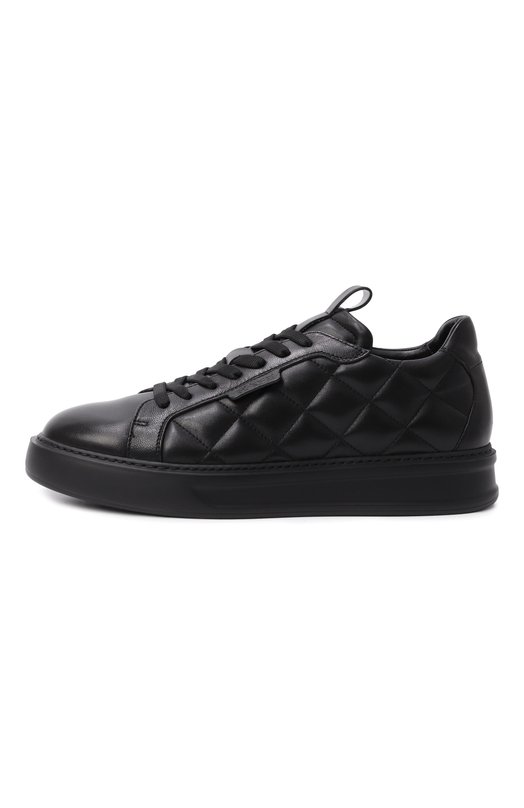 Кожаные кеды Polignano Fabi FU0371/NAPPA BAR0N Чёрный  FU0371/NAPPA BAR0N Фото 4