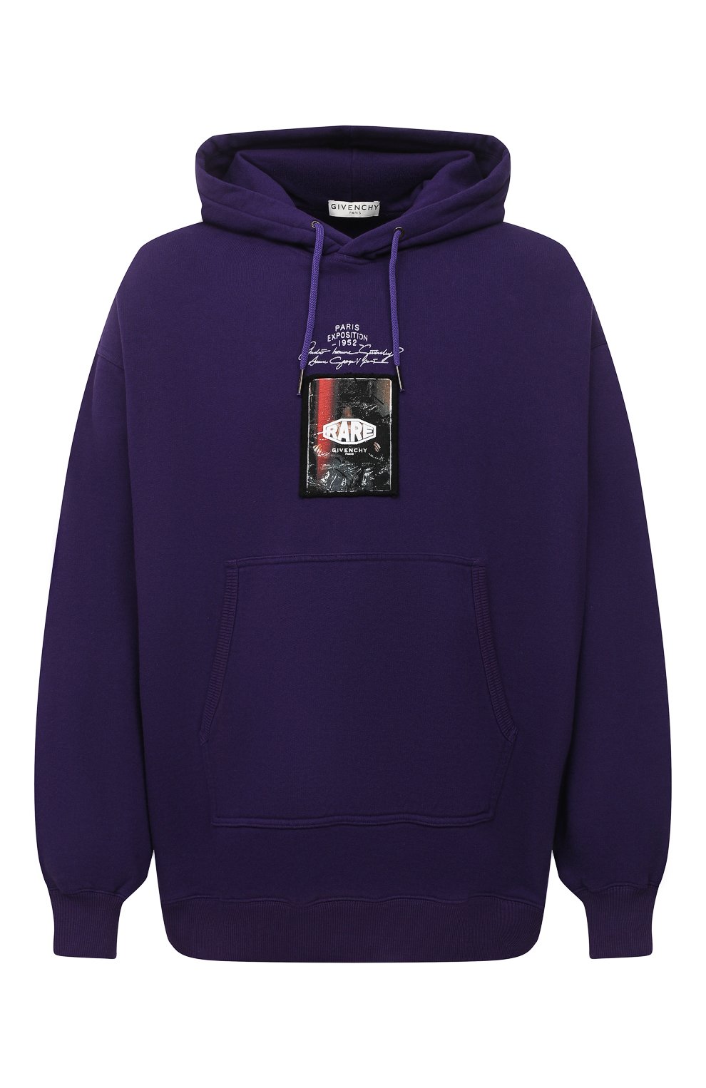 Хлопковое худи GIVENCHY, арт. BMJ08N305B, фото 1