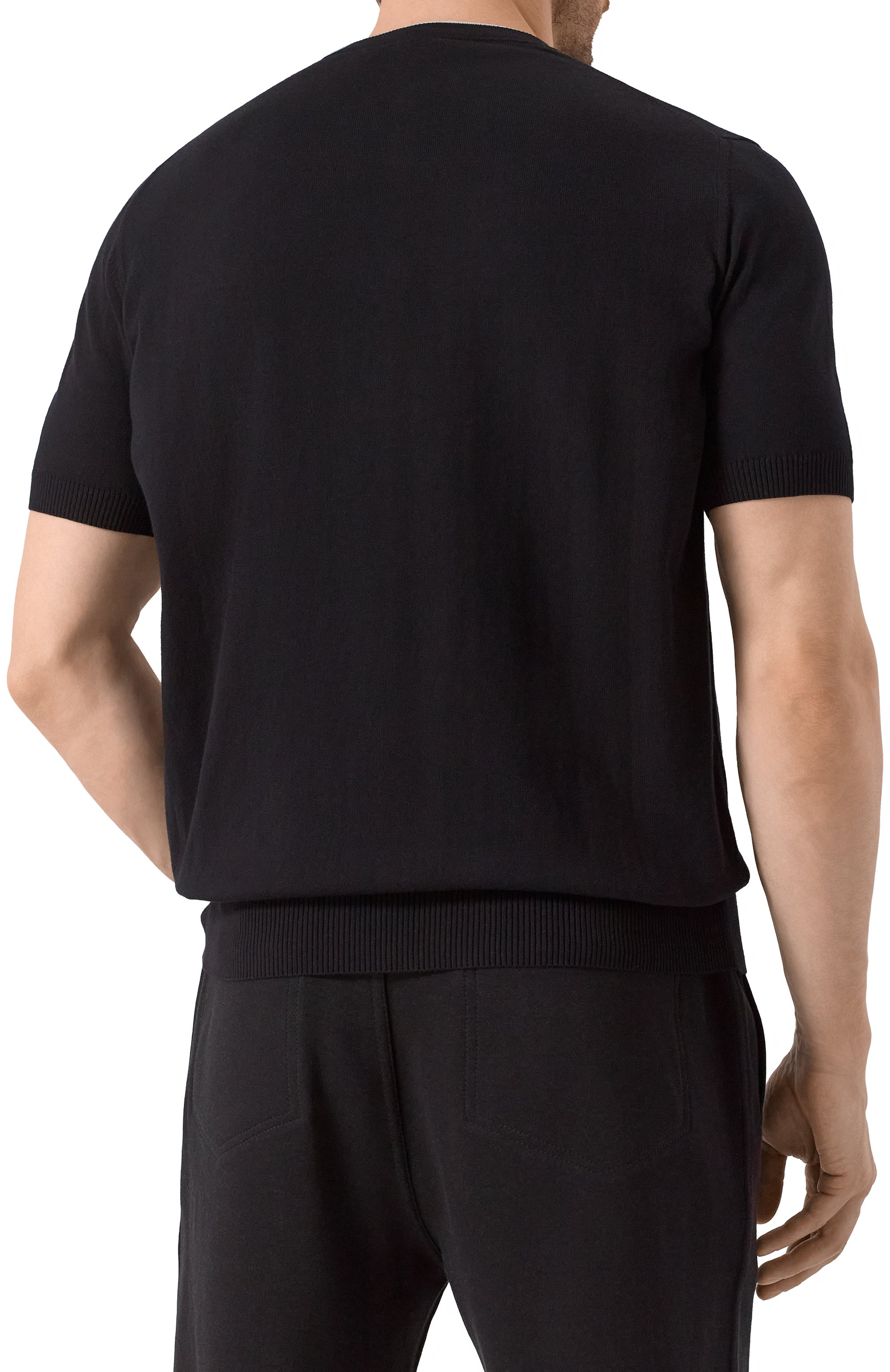 Хлопковый джемпер CANALI, арт. C1050/MK02261, фото 4