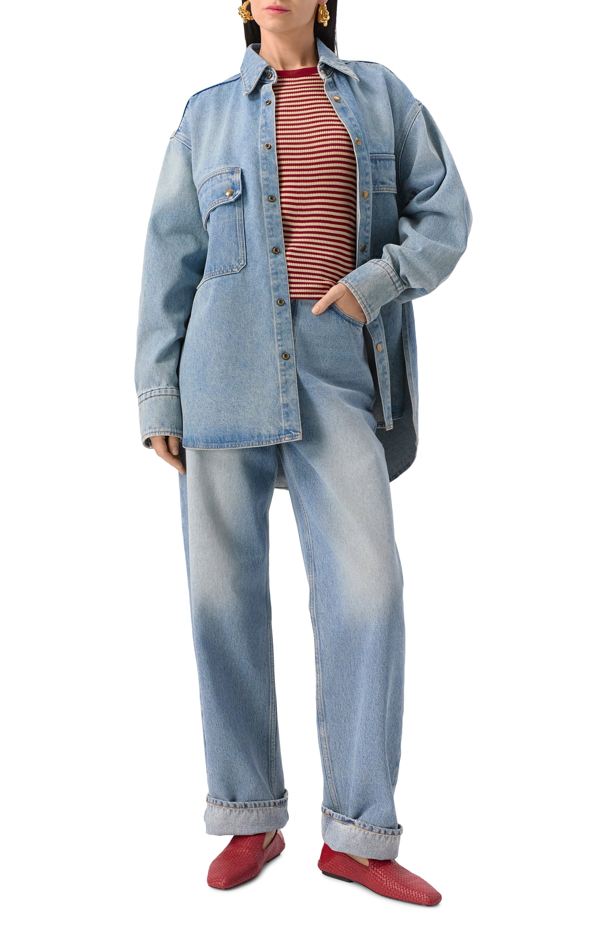 Кожаные лоферы adamo BOTTEGA VENETA, арт. 807010/V4VE0, фото 2