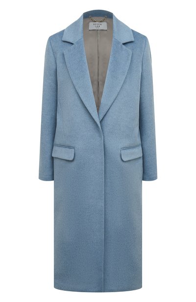 Пальто из шерсти и кашемира SEVEN LAB, арт. CMAR azure, фото 1