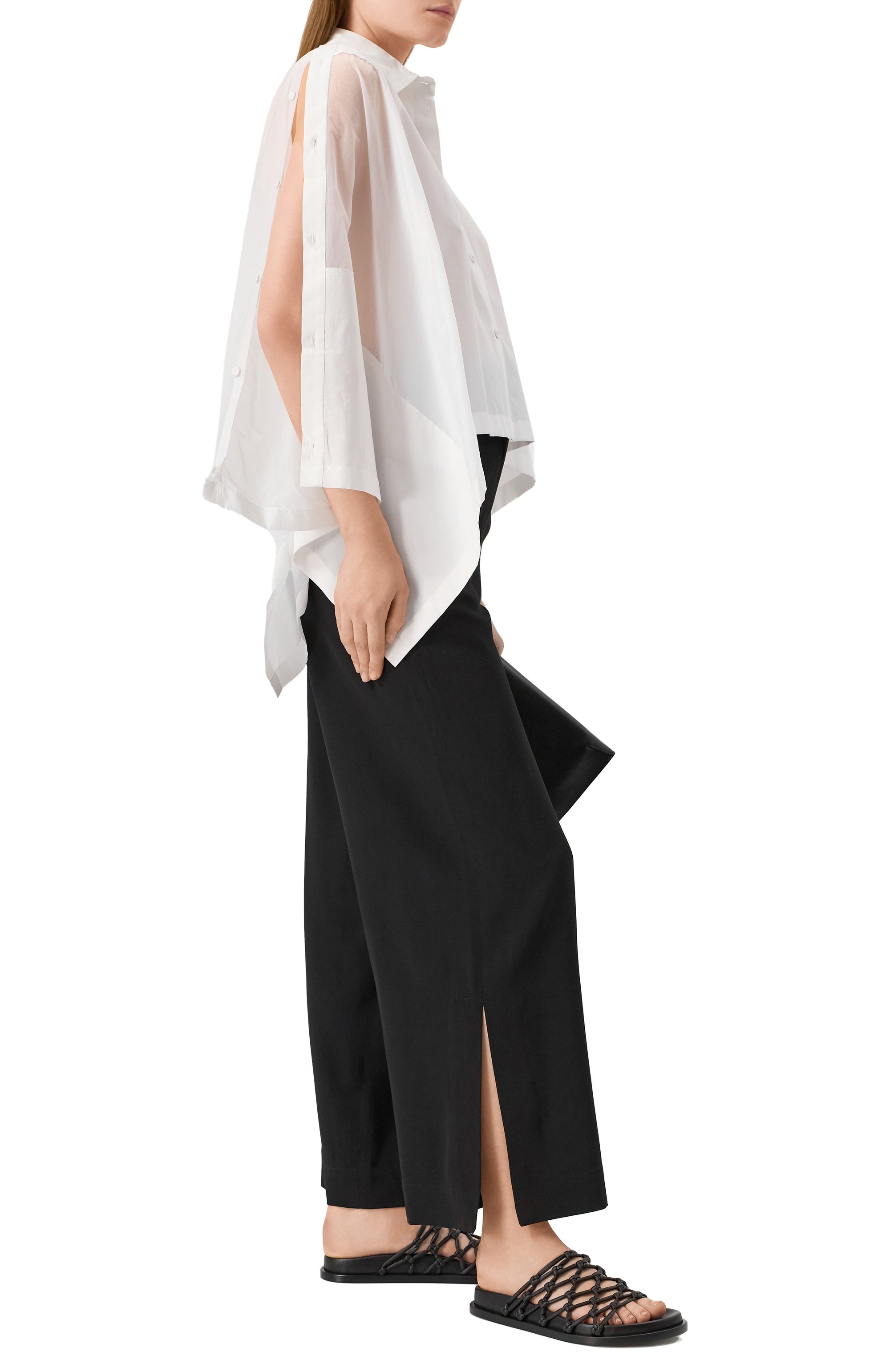 Комбинированная рубашка ISABEL BENENATO, арт. DW52S25, фото 2