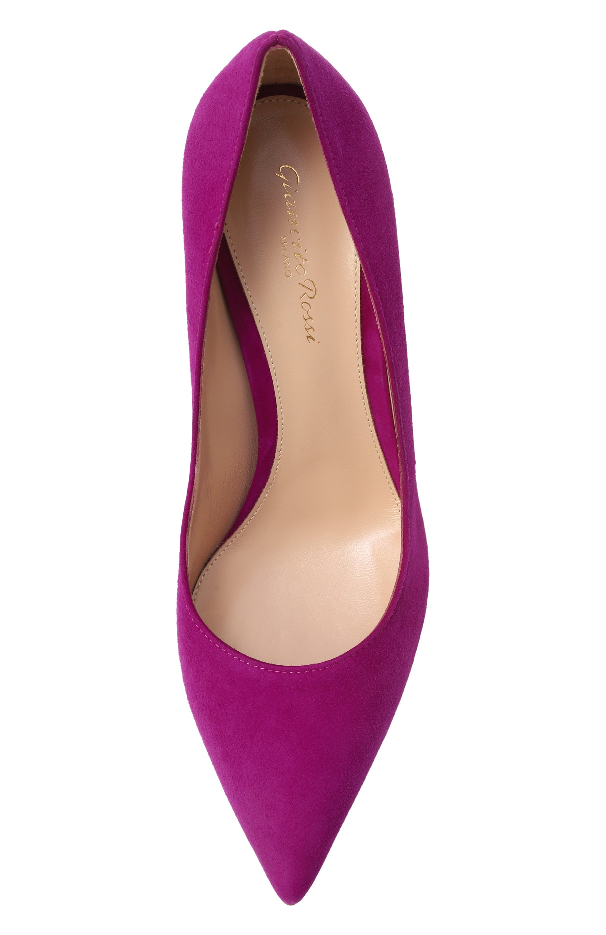 Замшевые туфли gianvito 85 GIANVITO ROSSI, арт. G24580.85RIC.CAMFL0R, фото 6