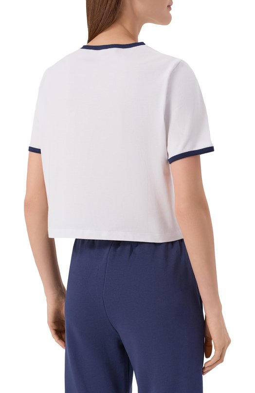 Хлопковая футболка HINNOMINATE HMABW02460 Белый  HMABW02460 Фото 4