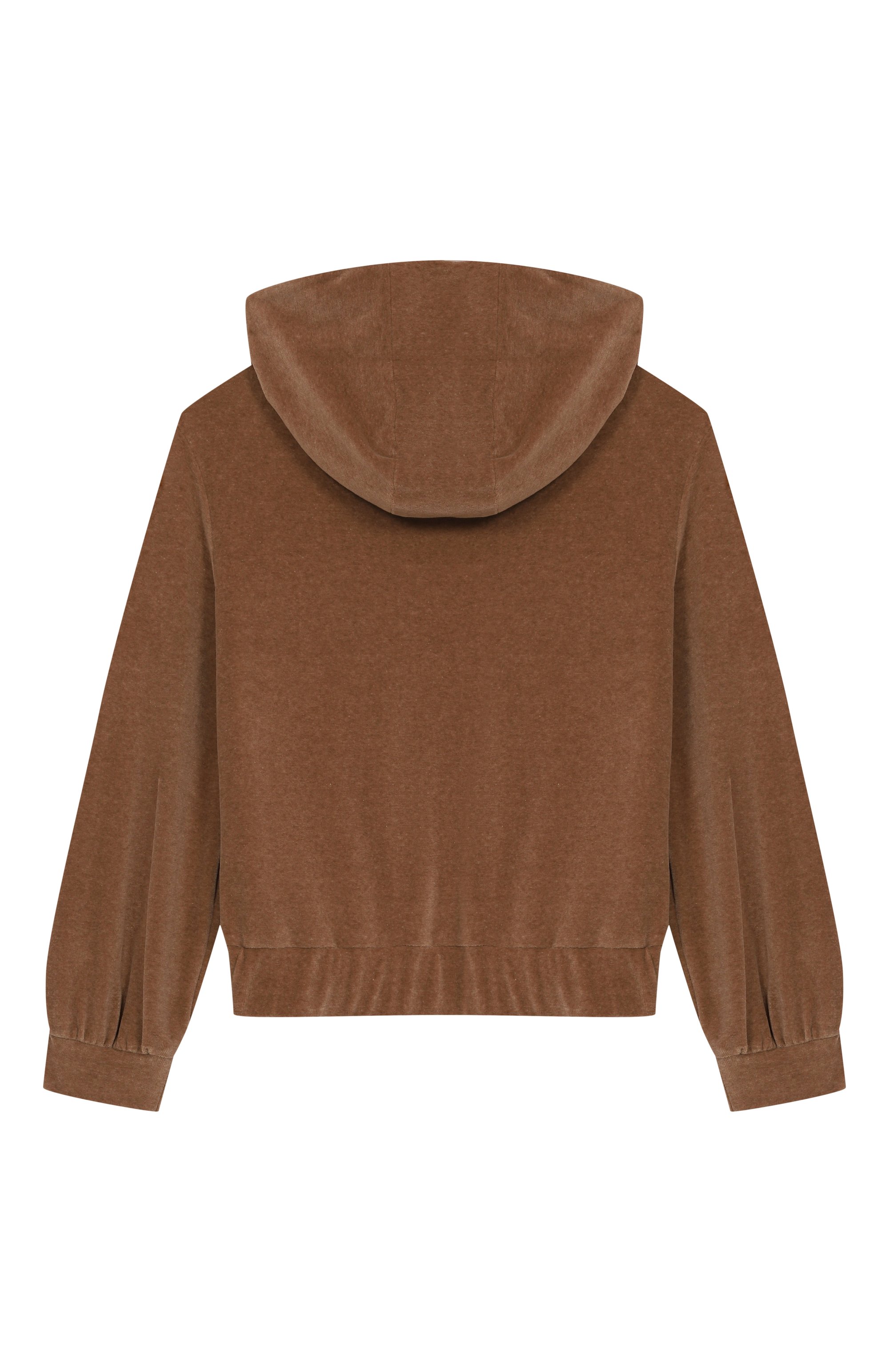 Бархатная толстовка ELEVENTY коричневого цвета по цене 26750 руб., арт. EX4A20/V0169/10-16, фото 2 Бархатная толстовка ELEVENTY, арт. EX4A20/V0169/10-16, фото 2