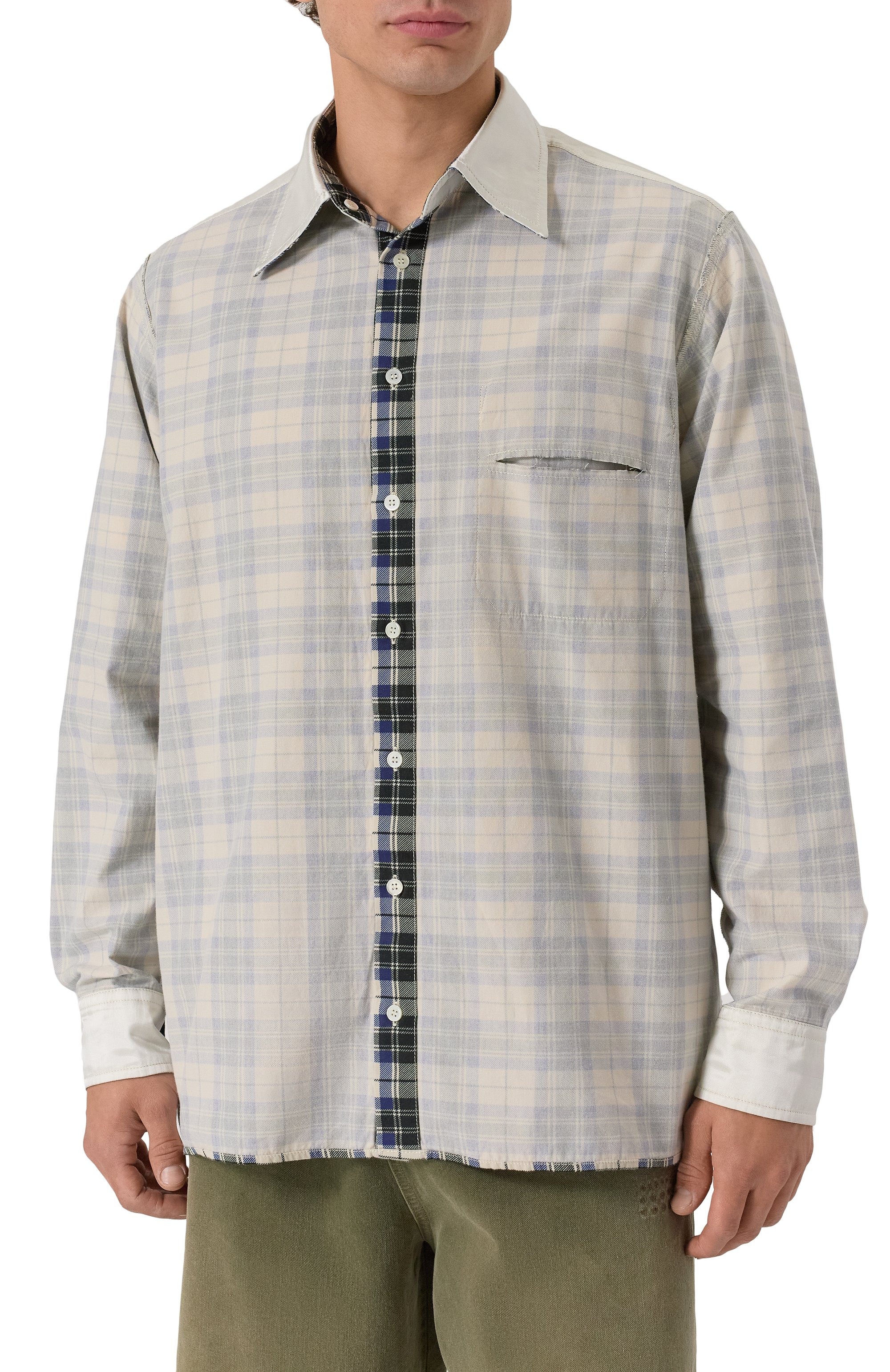 Двусторонняя рубашка MM6, арт. SH2DT0016/M35444, фото 6