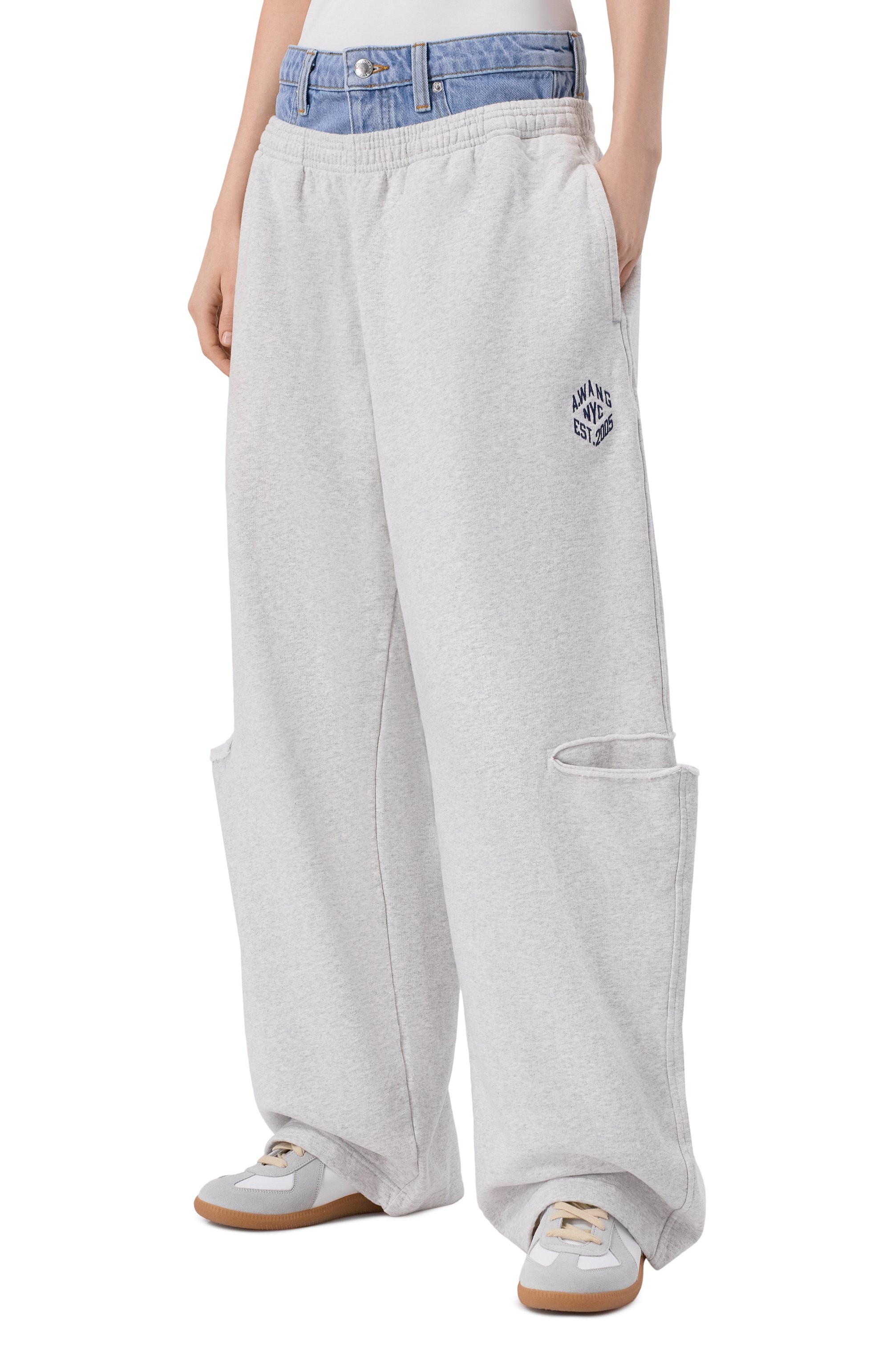 Хлопковые брюки ALEXANDER WANG, арт. 1CC2264024, фото 3