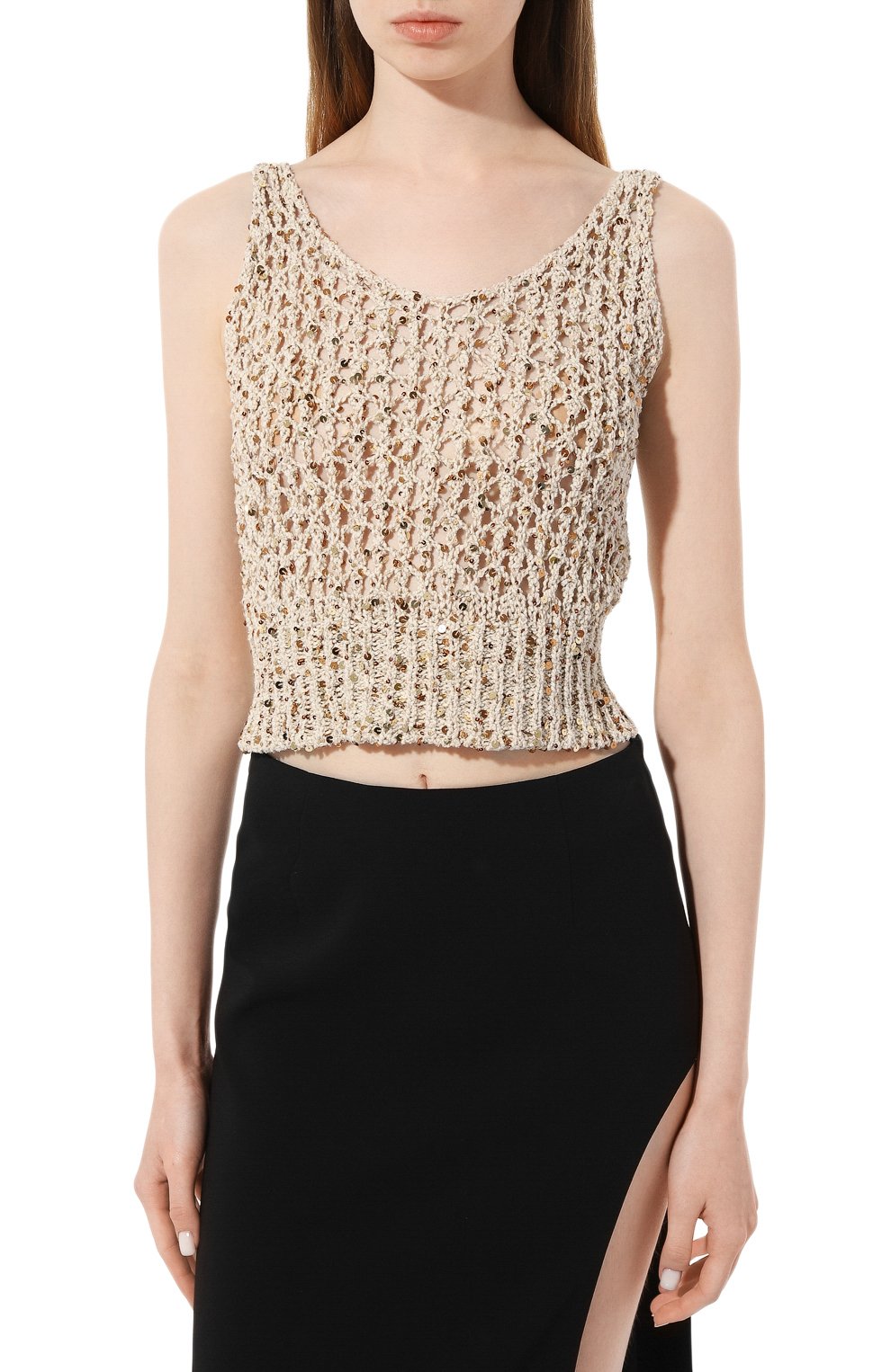 Хлопковый топ PANICALE, арт. D32775CA, фото 3