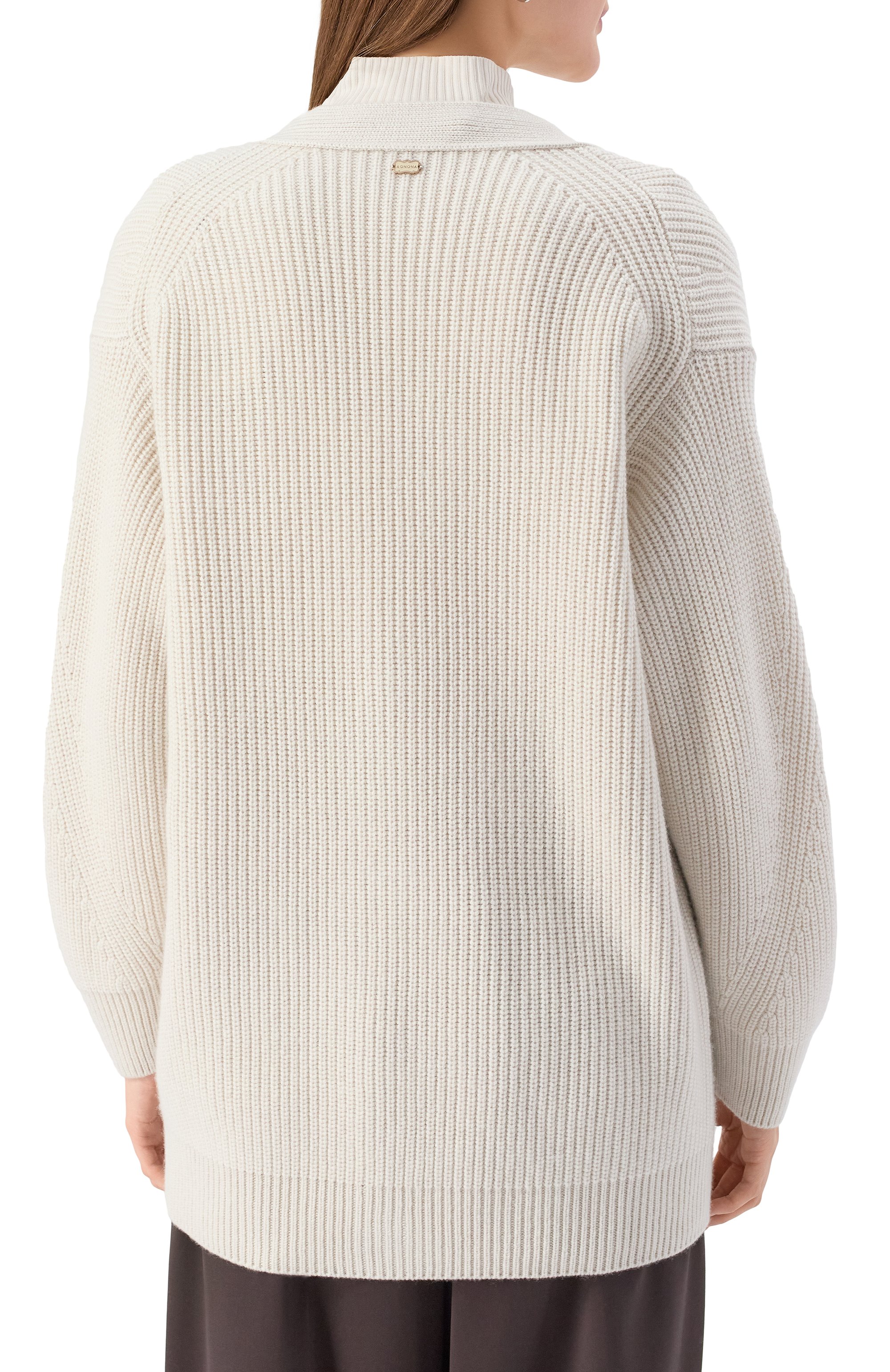 Кашемировый кардиган AGNONA, арт. K410098E/1K050NE, фото 4