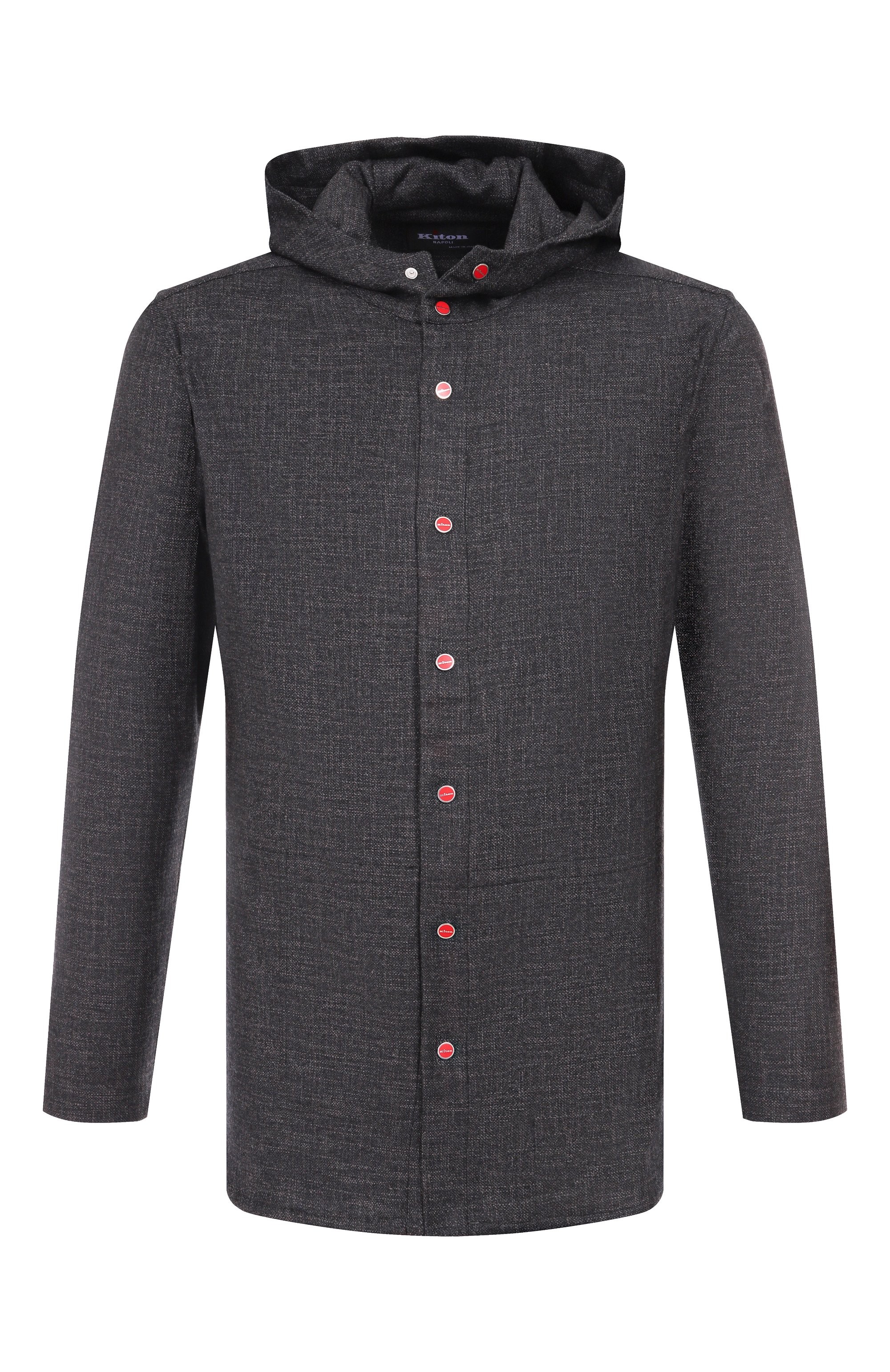 Рубашка из шерсти и шелка KITON, арт. UMCPETEK0119G02, фото 1