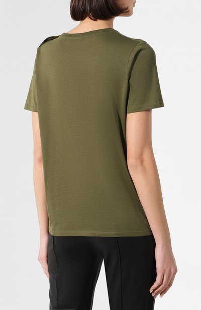 Хлопковая футболка BALMAIN, арт. TF11350/I386, фото 4
