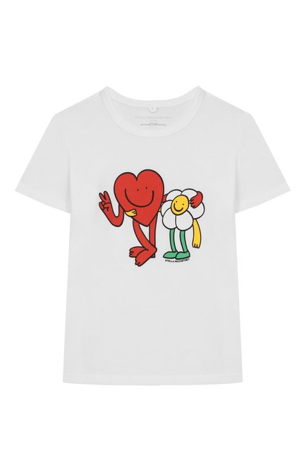 Хлопковая футболка STELLA MCCARTNEY, арт. TX8A41