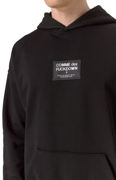 Хлопковое худи COMME DES FUCKDOWN, арт. CFABM01525, фото 5
