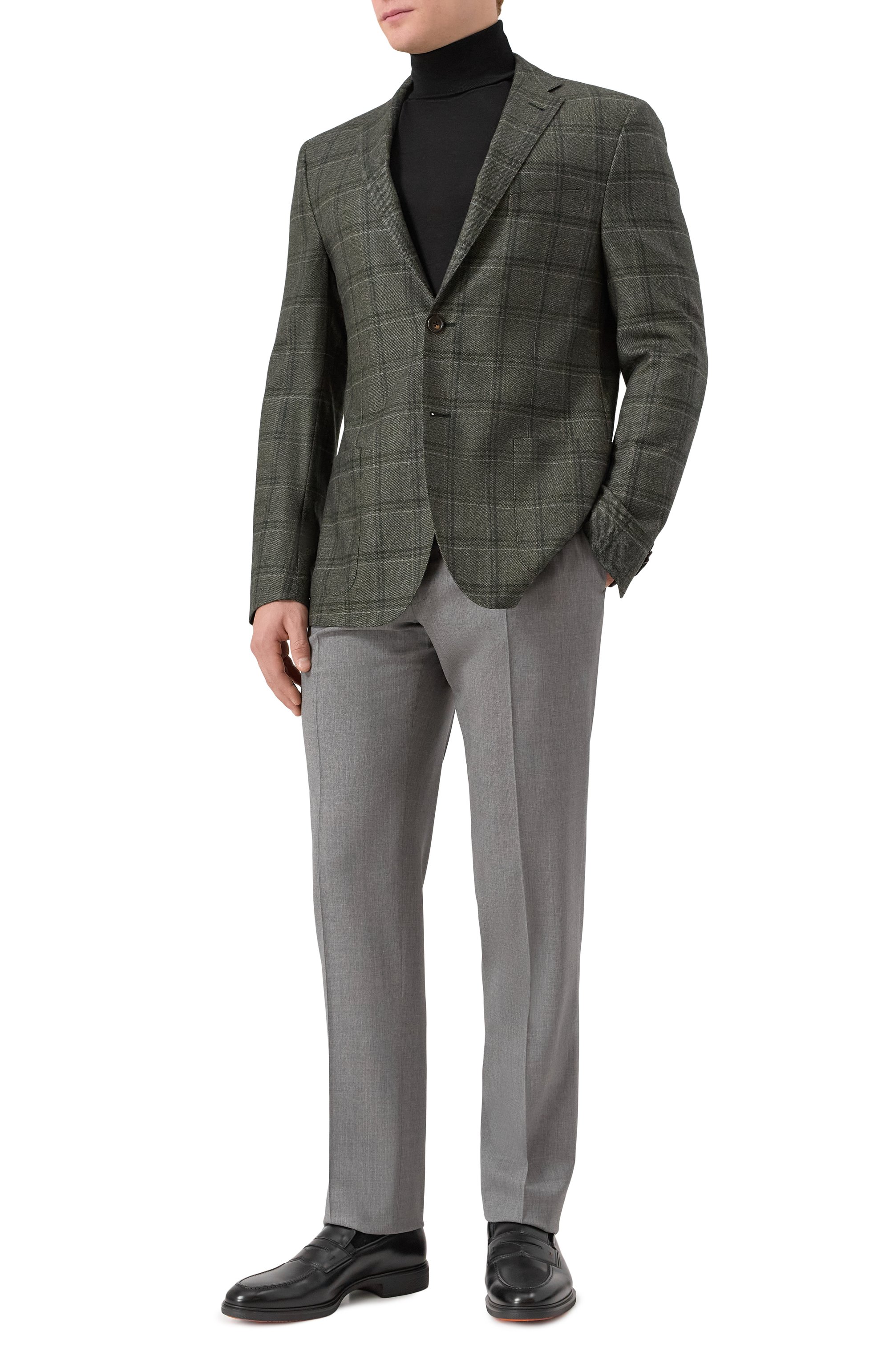 Шерстяные брюки CANALI, арт. 71019/AS04998, фото 2