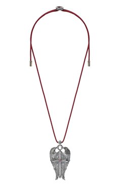 Мужского подвеска на шнурке крылья ангела GL JEWELRY серебряного цвета, арт. M310025-S97-305 | Фото 1 (Материал: Серебро; Региональные ограничения белый список (Axapta Mercury): Не проставлено; Нос: Не проставлено)