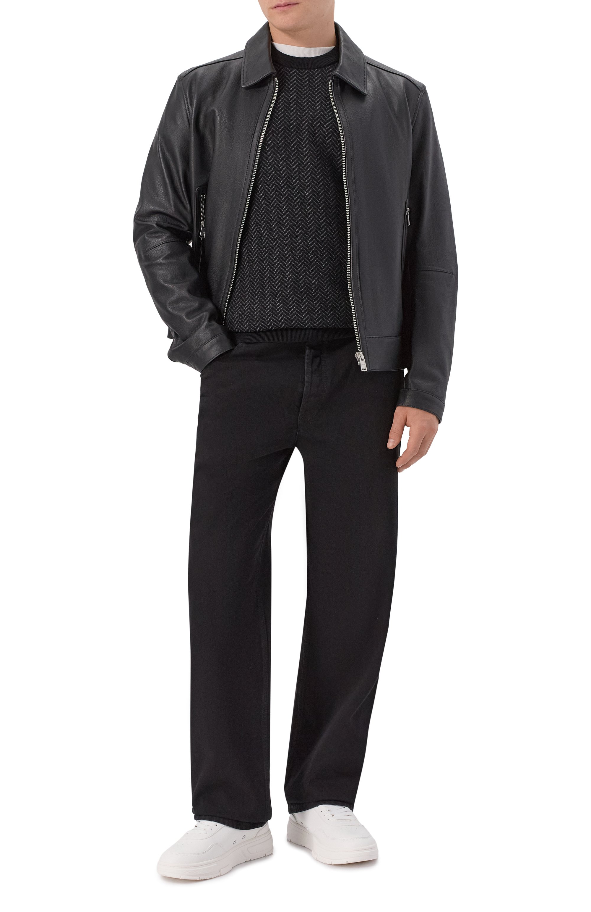 Джемпер из шерсти и хлопка BOSS, арт. 50549985, фото 2