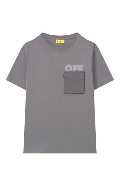 Хлопковая футболка OFF-WHITE, арт. 0BAA016F25JER001/4-12