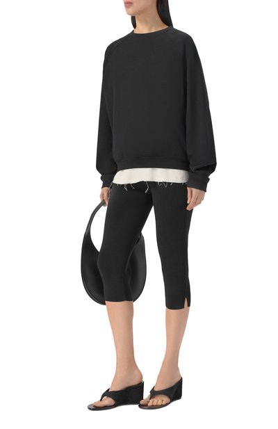 Хлопковый свитшот PERVERT черного цвета по цене 23000 руб., арт. PE26/SW01/60-02, фото 2 Хлопковый свитшот PERVERT, арт. PE26/SW01/60-02, фото 2