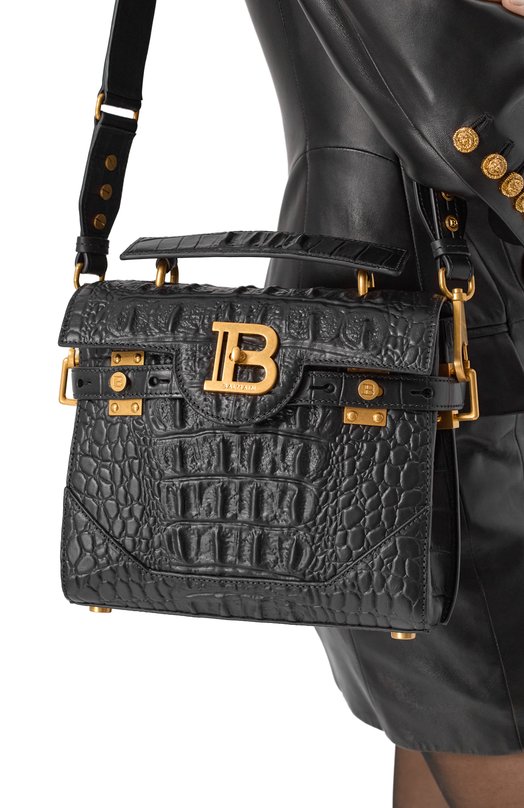 Сумка B-Buzz 23 Balmain FN0DB526/L0BC Чёрный  FN0DB526/L0BC Фото 2