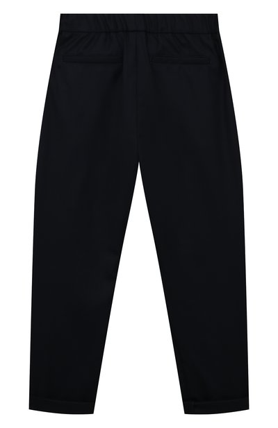 Шерстяные брюки BRUNELLO CUCINELLI темно-синего цвета по цене 49950 руб., арт. BF460S502C, фото 2 Шерстяные брюки BRUNELLO CUCINELLI, арт. BF460S502C, фото 2