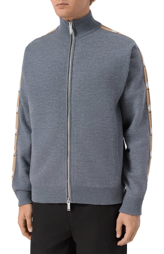 Шерстяной кардиган Dsquared2 S74HA1559/D13132 Серый  S74HA1559/D13132 Фото 3