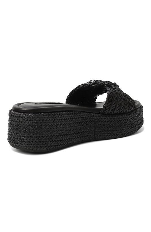 Кожаные шлепанцы Insideout Casadei 1M448J0201/HANTB Чёрный  1M448J0201/HANTB Фото 5