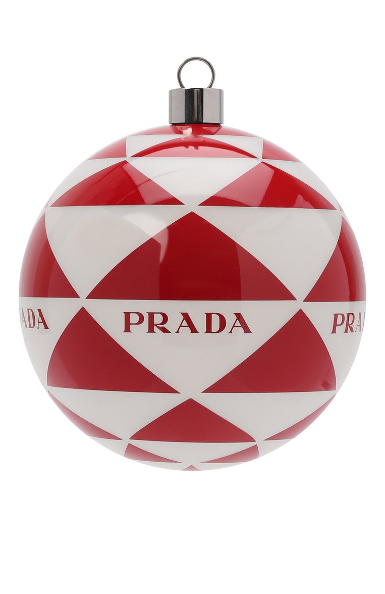 Набор елочных игрушек PRADA красного цвета, арт. 2QI001-2DR7-F0970-OOO | Фото 2 (Региональные ограничения белый список (Axapta Mercury): Не проставлено; Нос: Не проставлено)