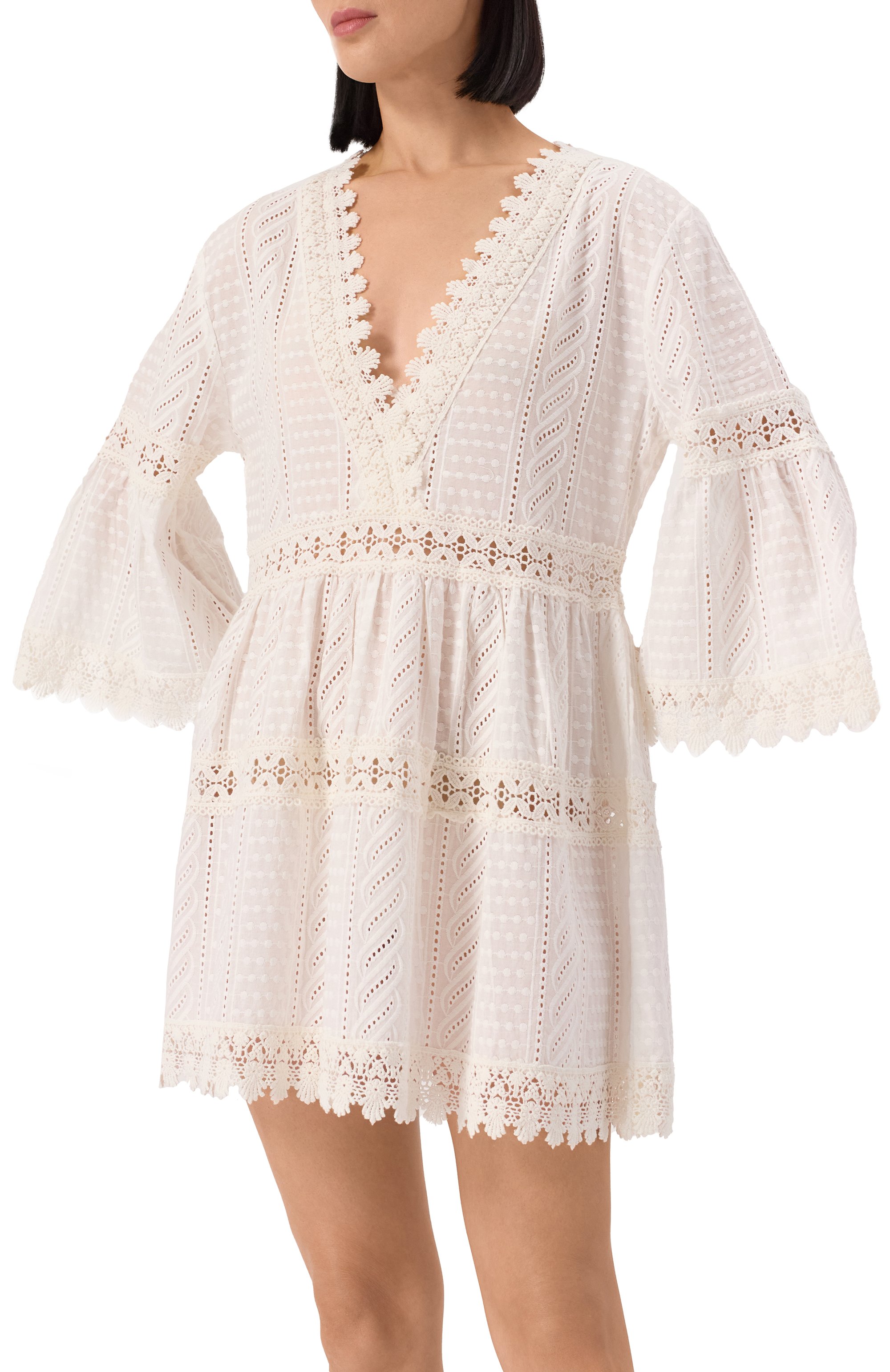 Хлопковое платье MELISSA ODABASH, арт. VICTORIA CORE CR, фото 3